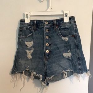 A&F Ultra High-rise Mom Shorts